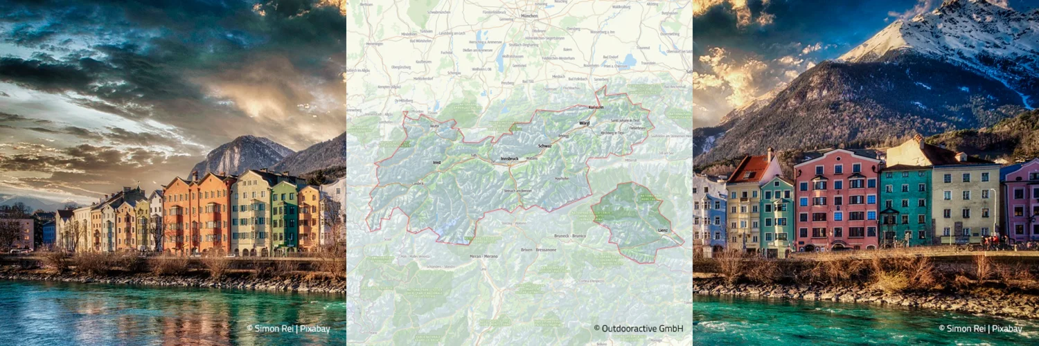 Tirol - alle Infos auf Trip Tirol  - alles auf einer Karte